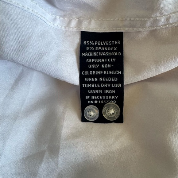 NAUTICA Men's Slim Fit Long Sleeve Shirt 95% Polyester L - Picture 4 of 7